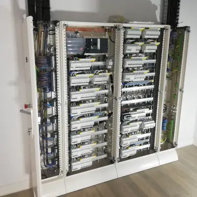 Notre société réalise également les raccordements d'armoire électrique autour de Nantes et son agglomération.